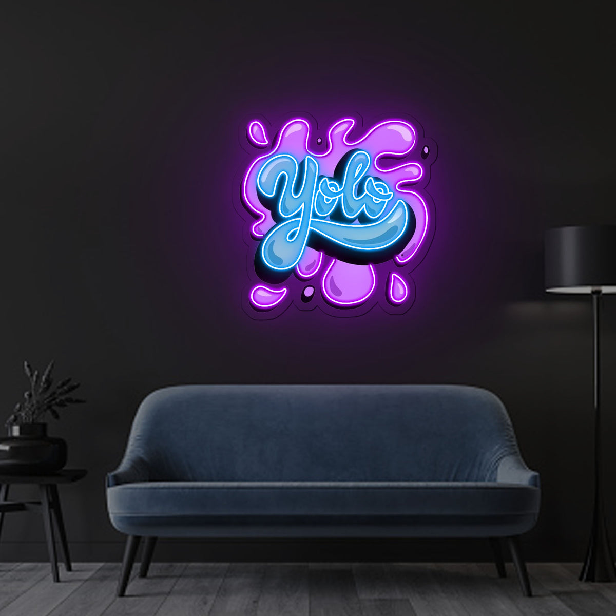 Yolo Neon x Acrylic Artwork