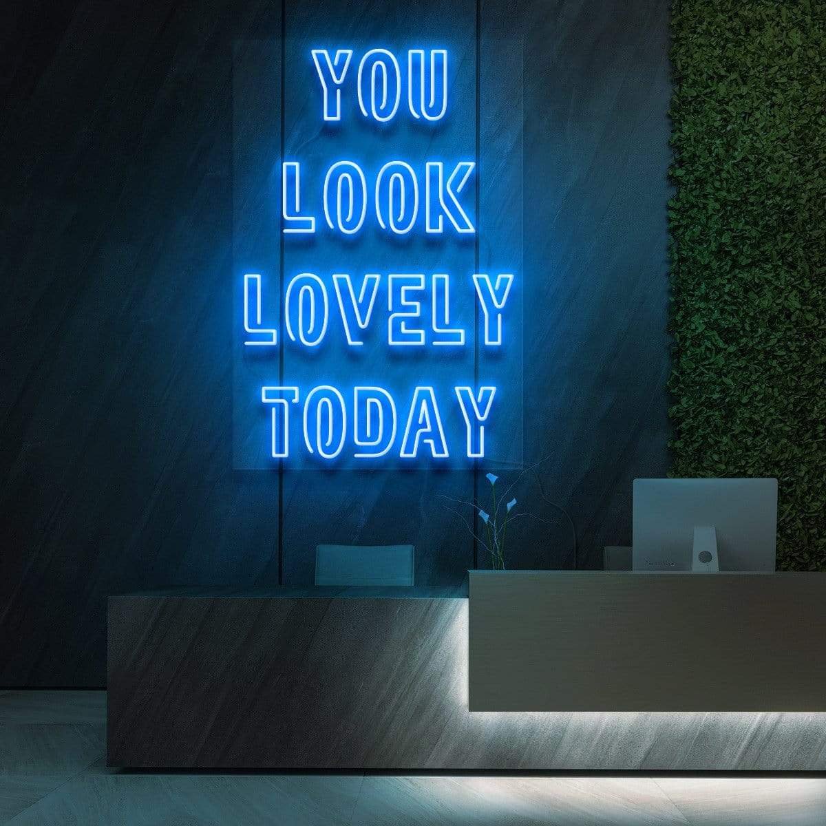 "You Look Lovely Today" Neon Sign for Beauty & Cosmetic Studios